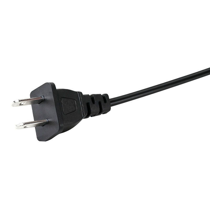 Palam Rata 2 Pin Amerika Standard Kord Kuasa Bulat 2 Pin