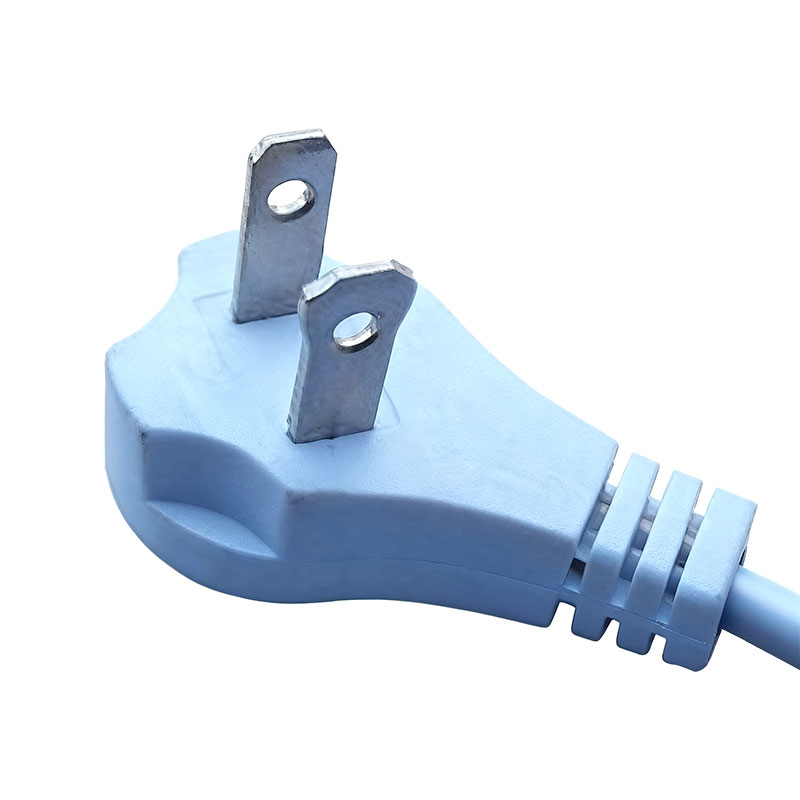 Palam Rata 2 Pin Amerika Standard Kord Kuasa Bulat 2 Pin